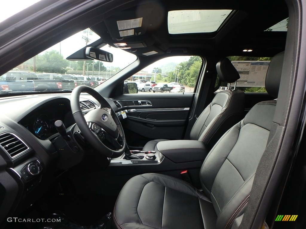2018 Explorer Platinum 4WD - Shadow Black / Ebony Black photo #10
