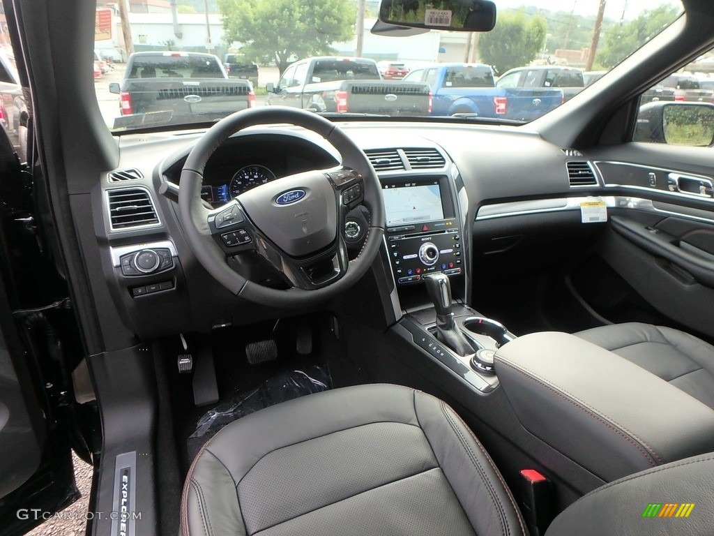 2018 Explorer Platinum 4WD - Shadow Black / Ebony Black photo #13