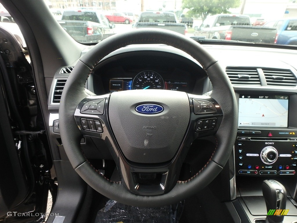 2018 Explorer Platinum 4WD - Shadow Black / Ebony Black photo #17