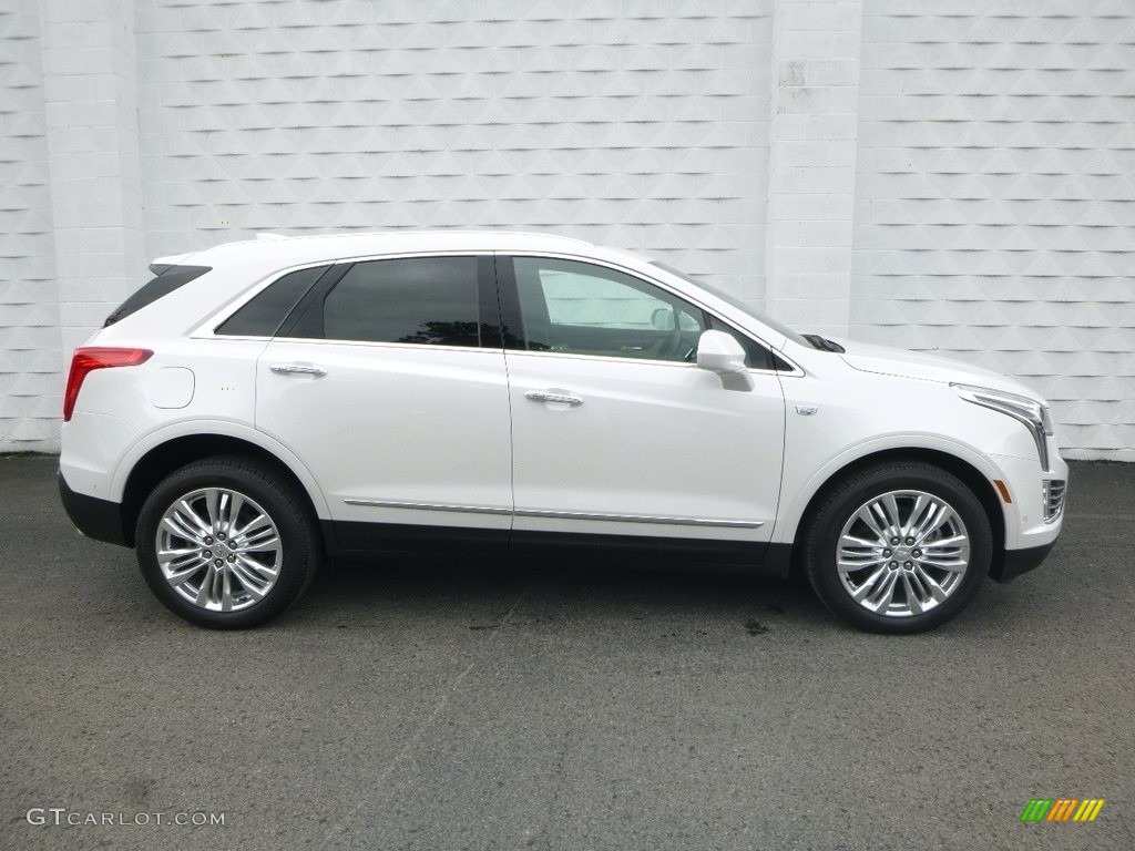 Crystal White Tricoat 2019 Cadillac XT5 Premium Luxury AWD Exterior Photo #128896905