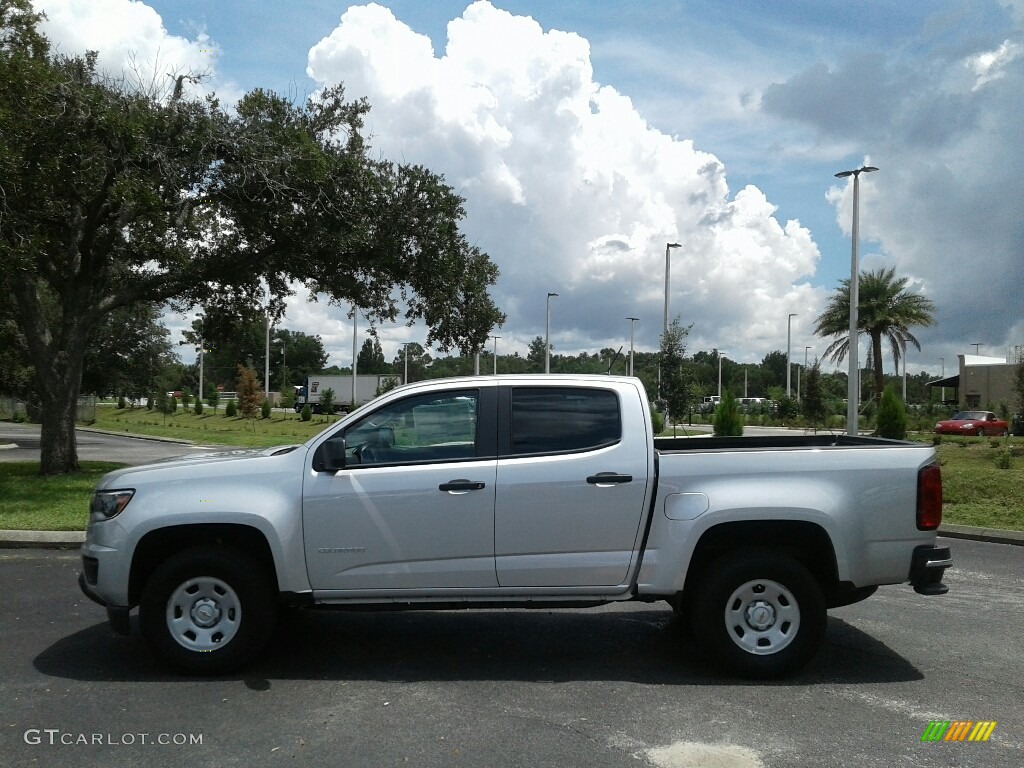 Silver Ice Metallic 2019 Chevrolet Colorado WT Crew Cab Exterior Photo #128897062