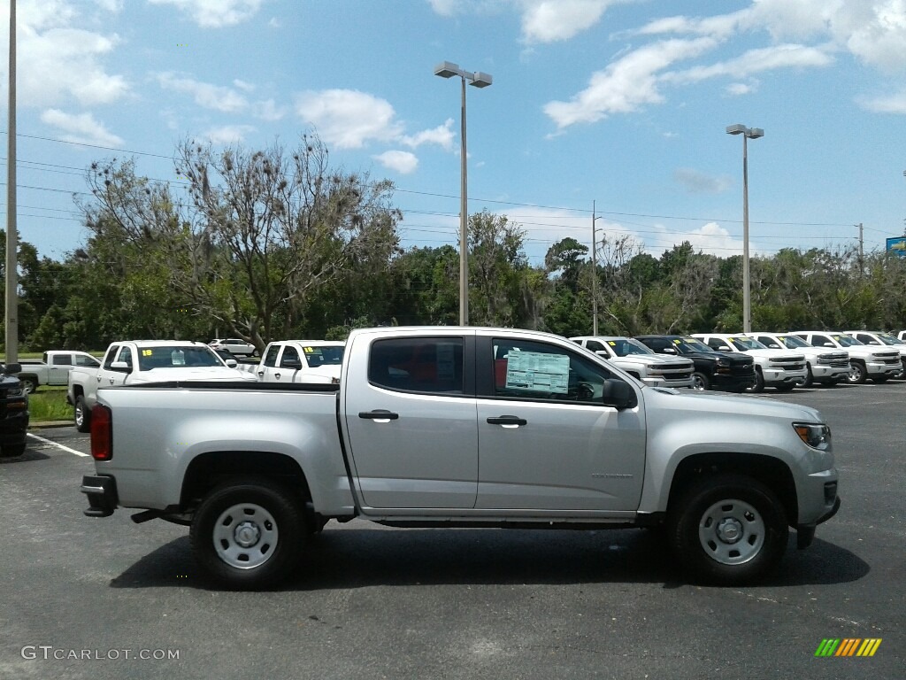 Silver Ice Metallic 2019 Chevrolet Colorado WT Crew Cab Exterior Photo #128897197