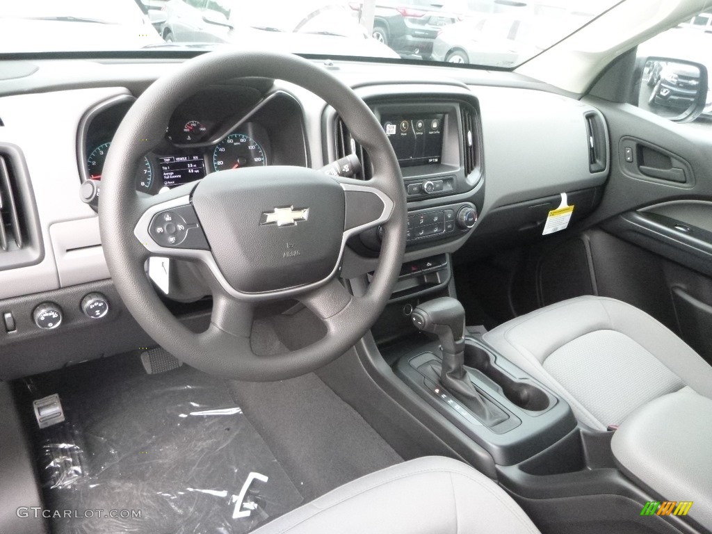 Jet Black/Dark Ash Interior 2019 Chevrolet Colorado WT Extended Cab 4x4 Photo #128897428