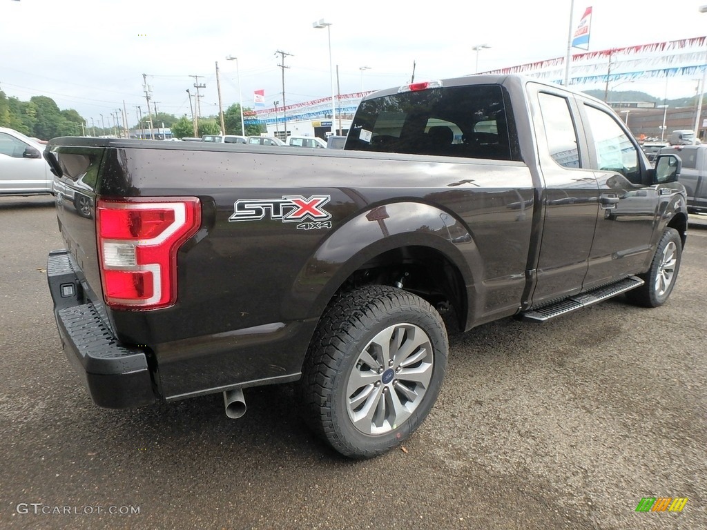 2018 F150 STX SuperCab 4x4 - Magma Red / Black photo #2