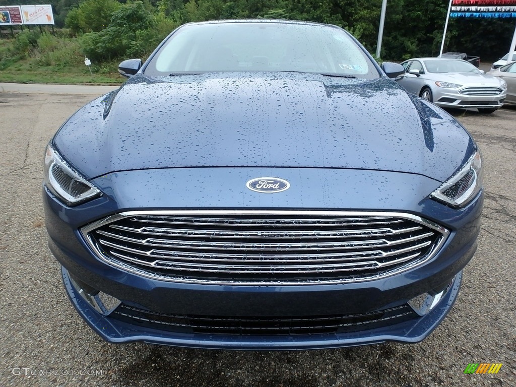 2018 Fusion SE - Blue Metallic / Ebony photo #7