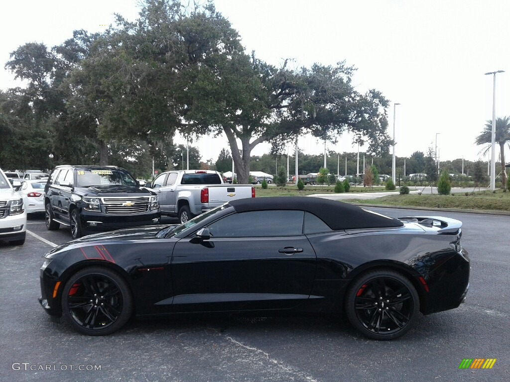 2018 Camaro SS Convertible - Black / Jet Black photo #2