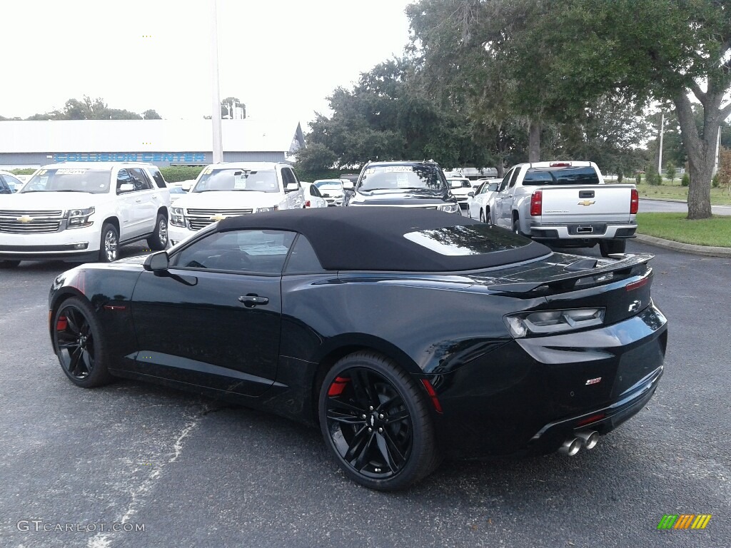 2018 Camaro SS Convertible - Black / Jet Black photo #3