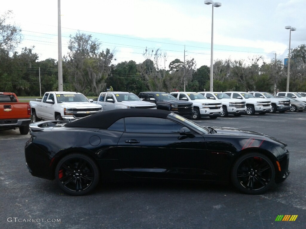 2018 Camaro SS Convertible - Black / Jet Black photo #6