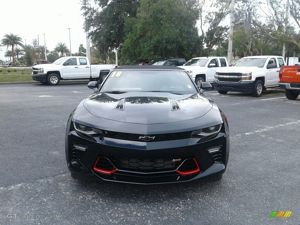 2018 Camaro SS Convertible - Black / Jet Black photo #8