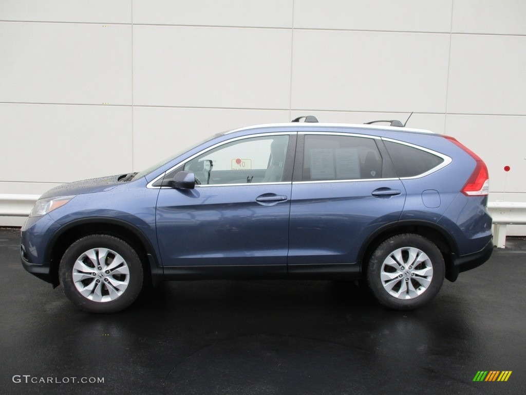 2014 CR-V EX-L AWD - Mountain Air Metallic / Gray photo #2