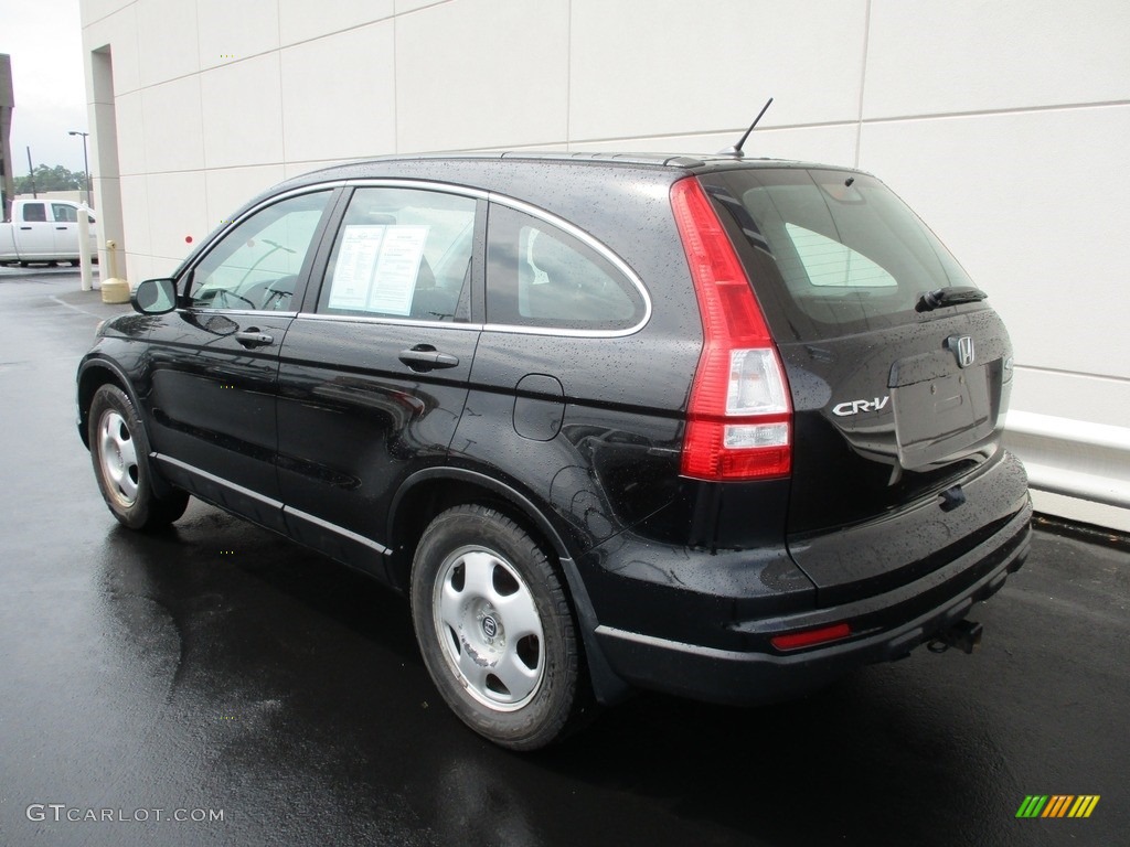 2010 CR-V LX AWD - Crystal Black Pearl / Black photo #3