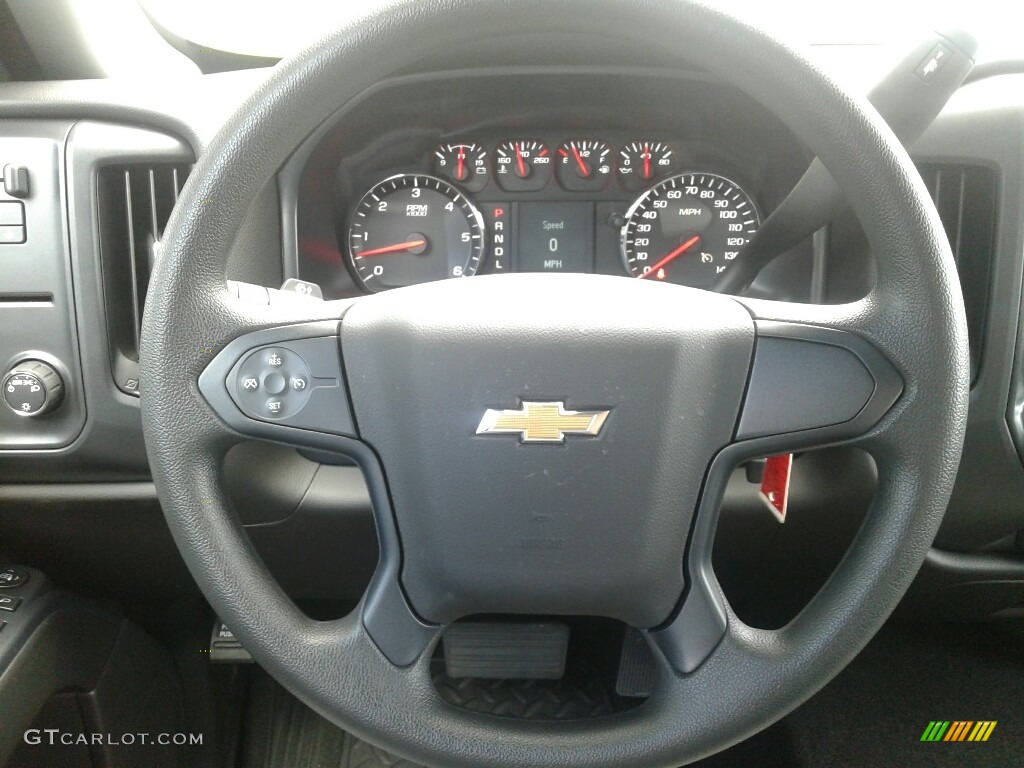 2018 Silverado 1500 Custom Double Cab - Silver Ice Metallic / Dark Ash/Jet Black photo #14