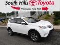 2015 Super White Toyota RAV4 XLE AWD  photo #1