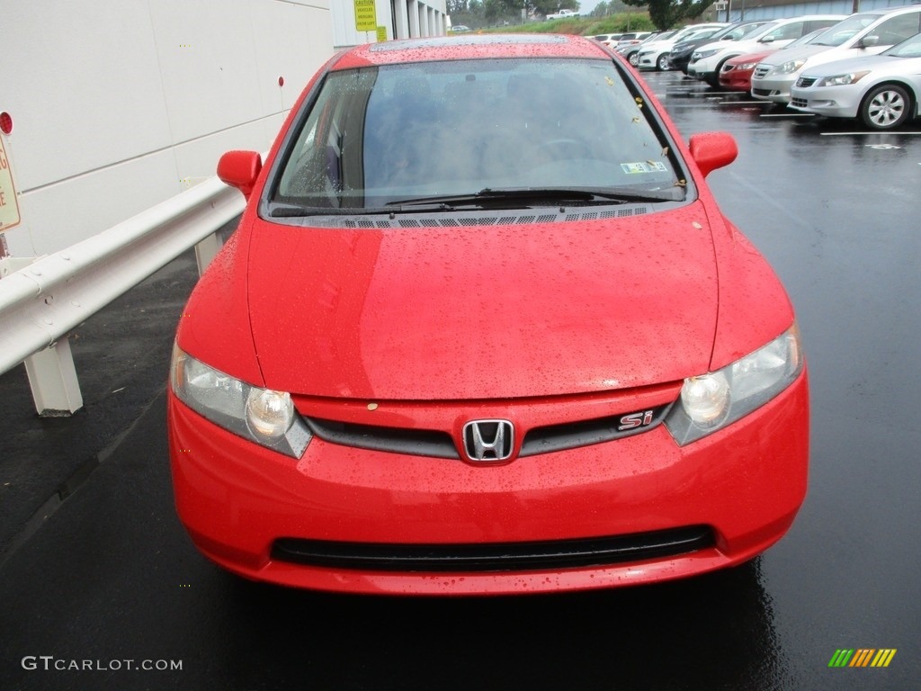 2007 Civic Si Sedan - Rallye Red / Black photo #9