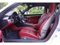 Black/Bordeaux Red 2017 Porsche 911 Carrera 4 GTS Coupe Interior Color