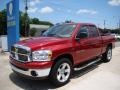 2007 Inferno Red Crystal Pearl Dodge Ram 1500 SLT Quad Cab  photo #4