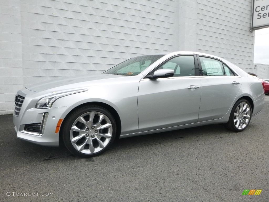 Radiant Silver Metallic 2018 Cadillac CTS Premium Luxury AWD Exterior Photo #128902528