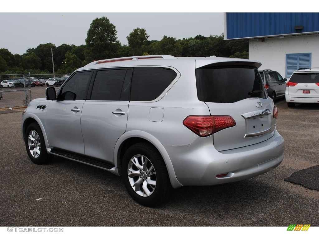 2011 QX 56 - Liquid Platinum / Graphite photo #3