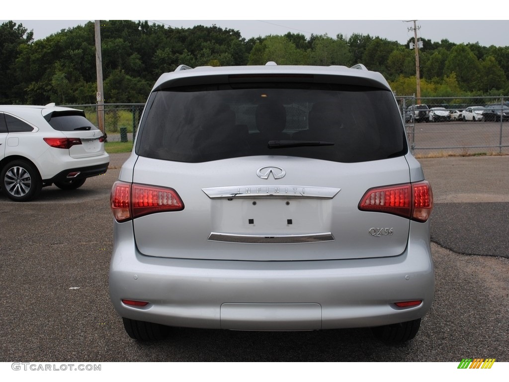 2011 QX 56 - Liquid Platinum / Graphite photo #4