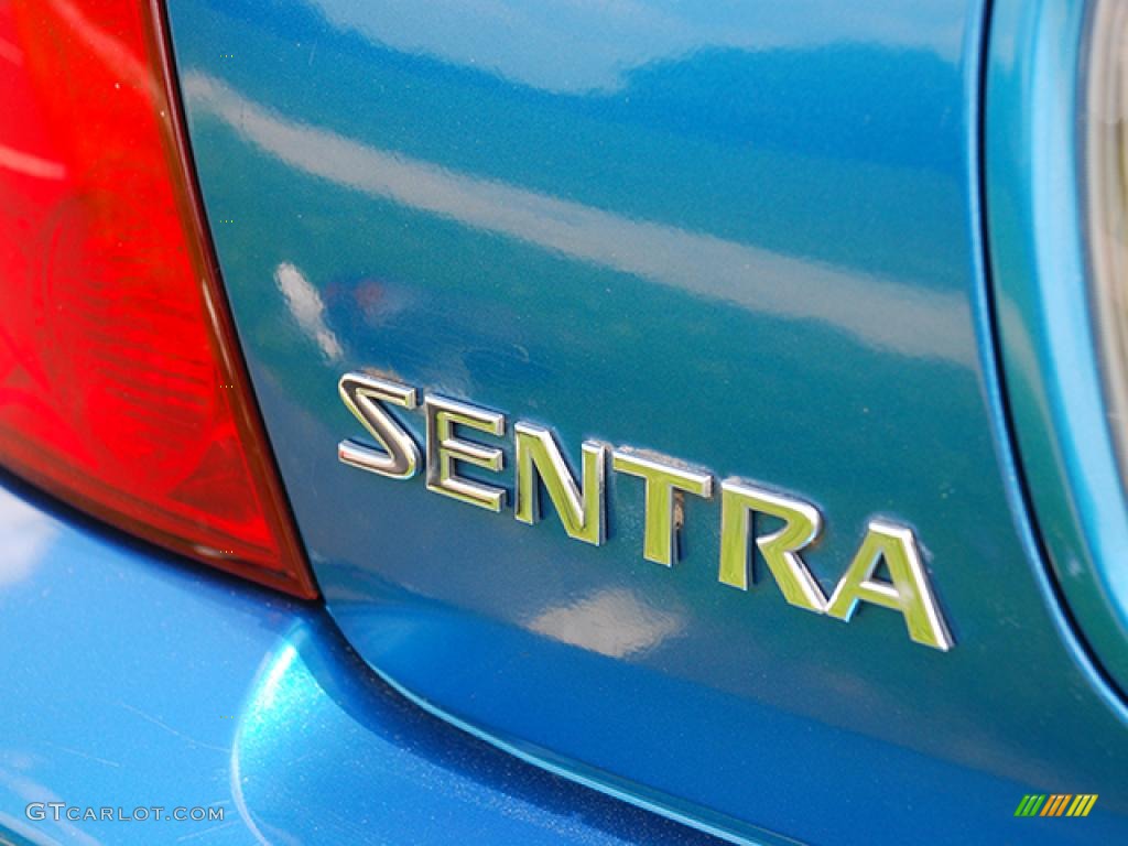 2004 Sentra 1.8 S - Vibrant Blue / Taupe photo #17