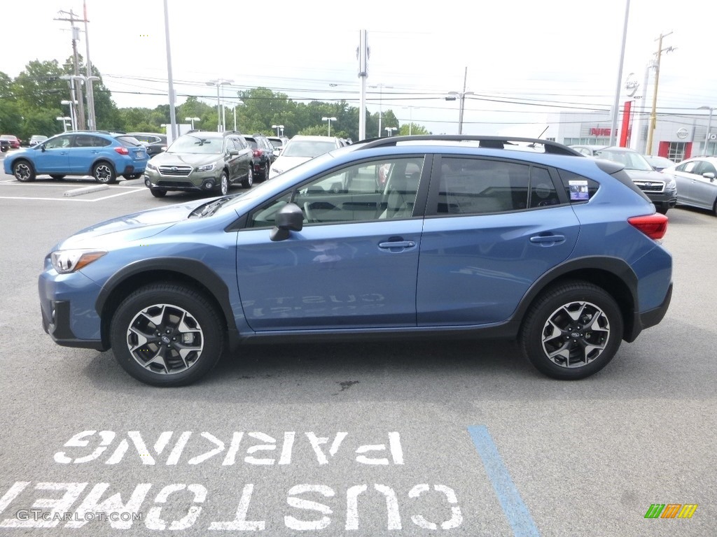 2019 Crosstrek 2.0i - Quartz Blue Pearl / Gray photo #7