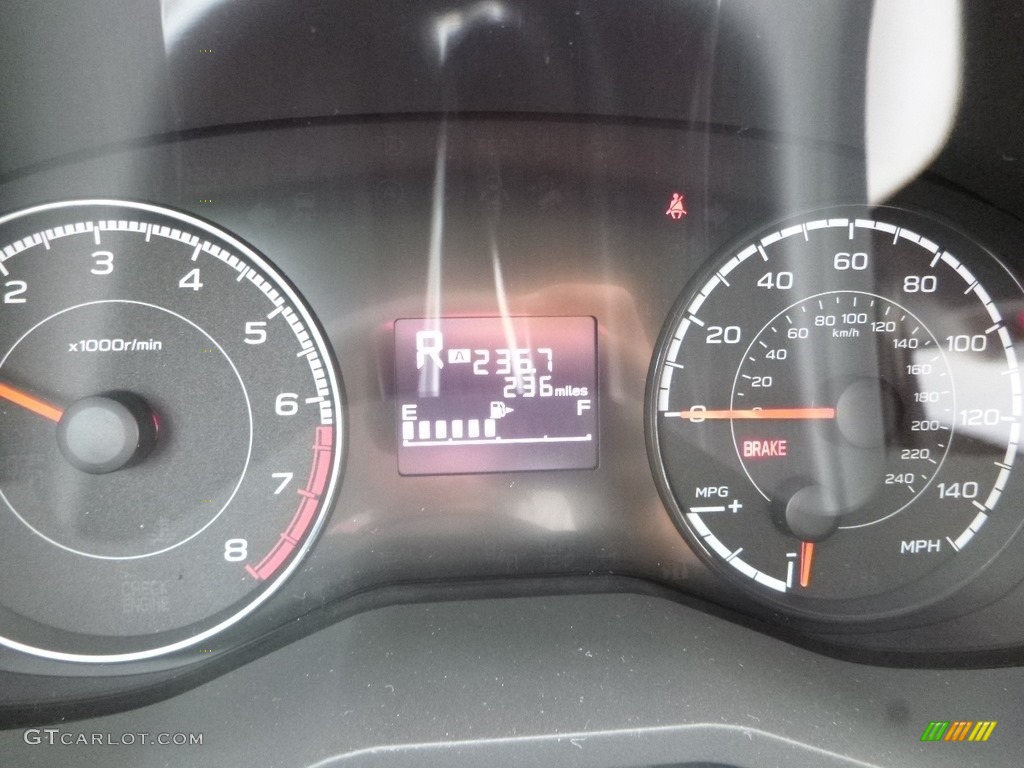 2019 Crosstrek 2.0i - Quartz Blue Pearl / Gray photo #20