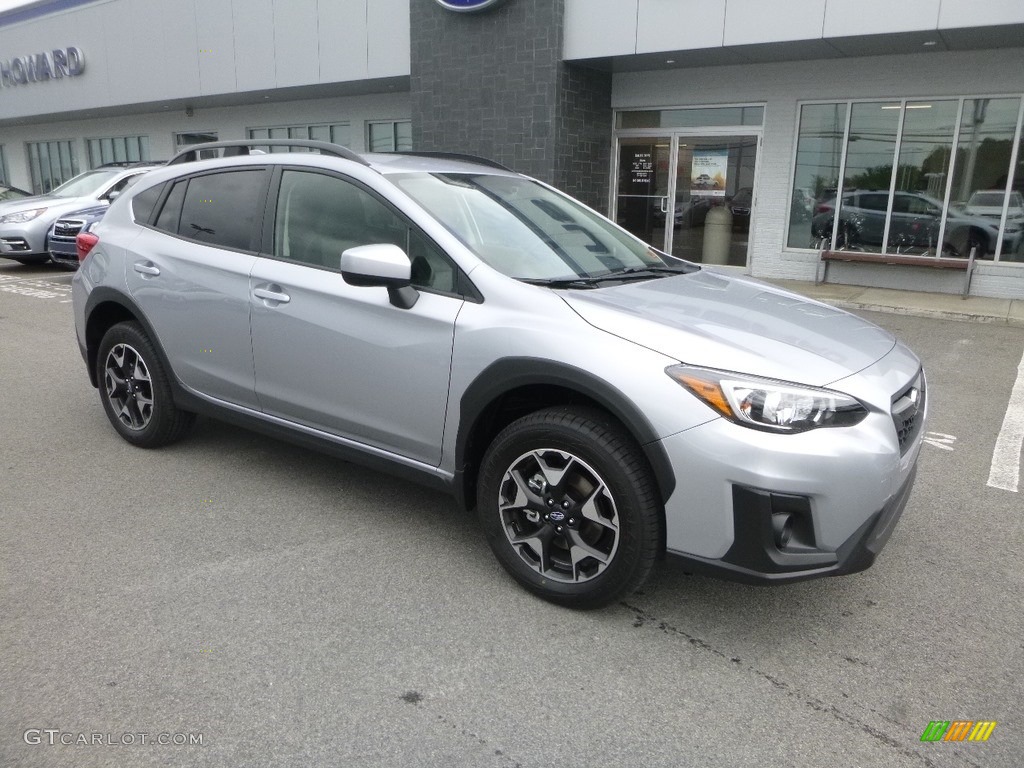2019 Crosstrek 2.0i Premium - Ice Silver Metallic / Black photo #1