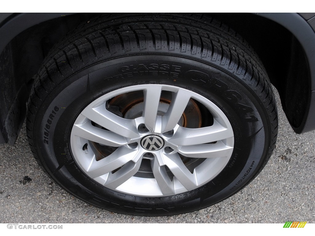 2016 Tiguan S - Pepper Gray Metallic / Beige/Black photo #11