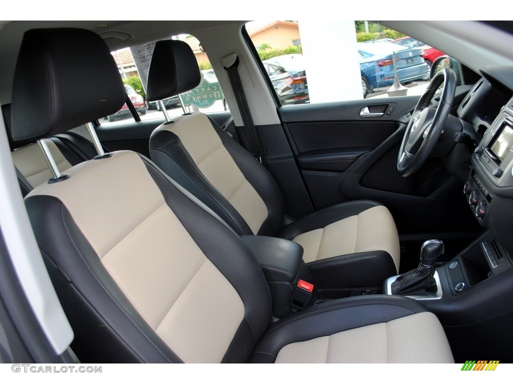 2016 Tiguan S - Pepper Gray Metallic / Beige/Black photo #19