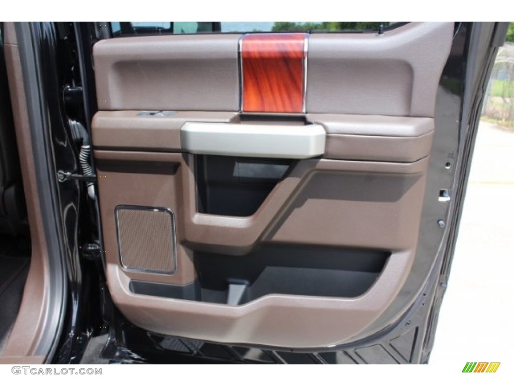 2019 Ford F250 Super Duty King Ranch Crew Cab 4x4 King Ranch Java Door Panel Photo #128909074