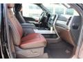 Front Seat of 2019 F250 Super Duty King Ranch Crew Cab 4x4