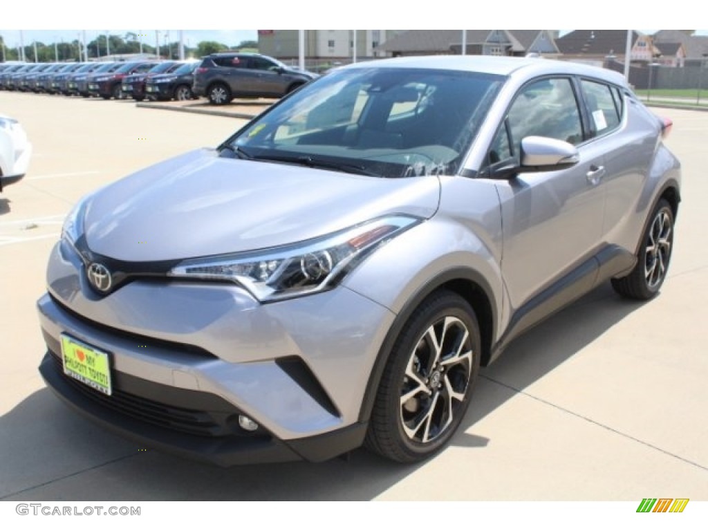 Silver Knockout Metallic 2019 Toyota C-HR Limited Exterior Photo #128909230