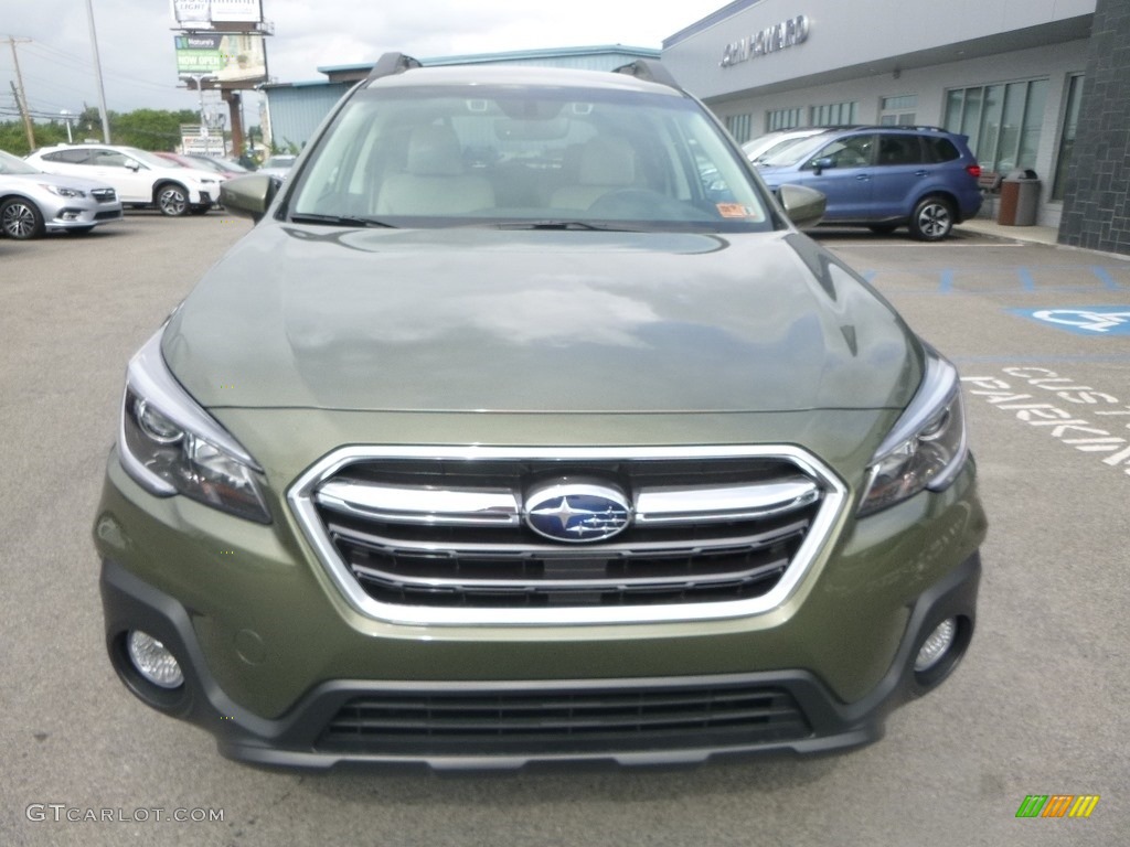 2019 Outback 2.5i Premium - Wilderness Green Metallic / Warm Ivory photo #9