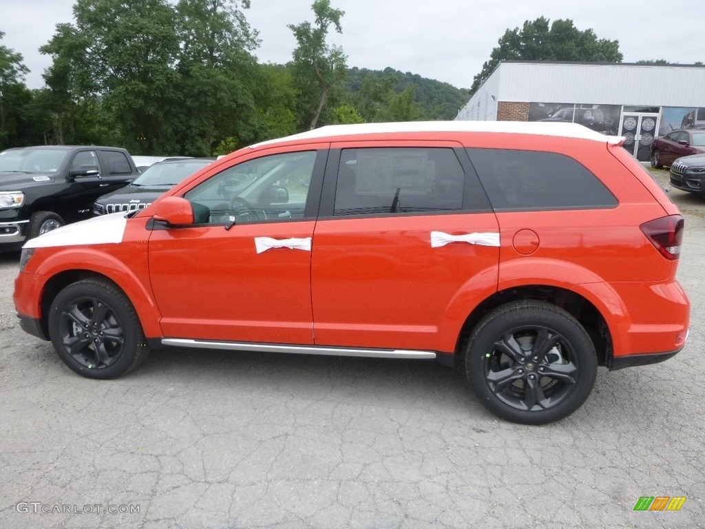 Blood Orange 2018 Dodge Journey Crossroad AWD Exterior Photo #128910562