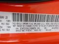 PF2: Blood Orange 2018 Dodge Journey Crossroad AWD Color Code