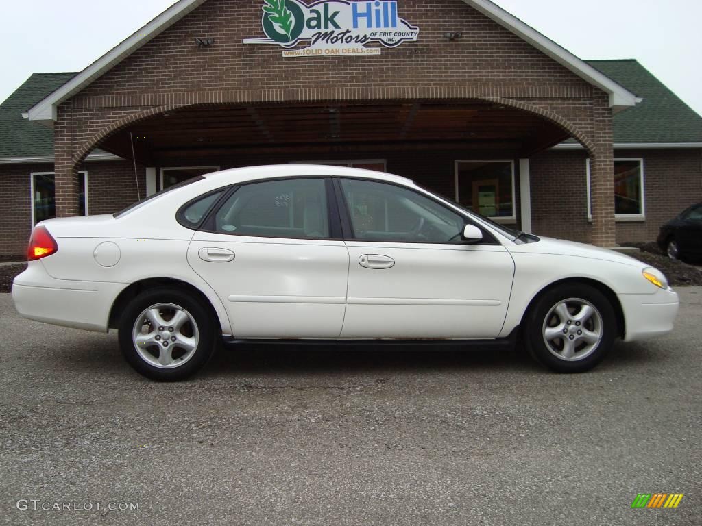 2001 Taurus SES - Vibrant White / Medium Graphite photo #1