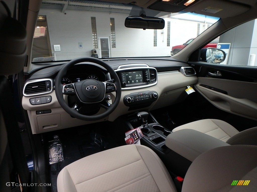 2019 Sorento LX AWD - Blaze Blue / Stone Beige photo #13