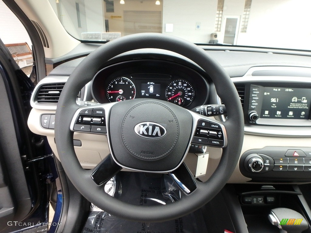2019 Sorento LX AWD - Blaze Blue / Stone Beige photo #17