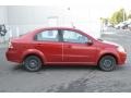 2011 Sport Red Chevrolet Aveo LT Sedan  photo #7