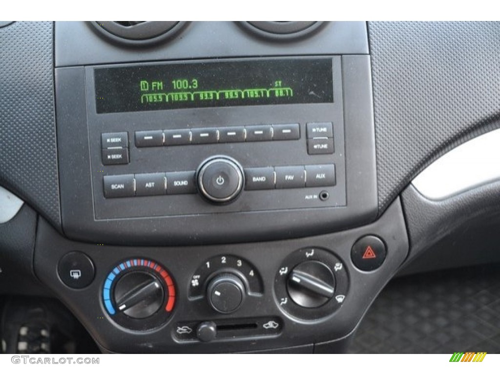 2011 Aveo LT Sedan - Sport Red / Charcoal photo #11