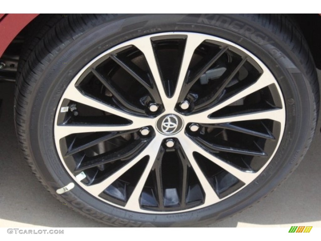 2018 Camry SE - Ruby Flare Pearl / Black photo #5