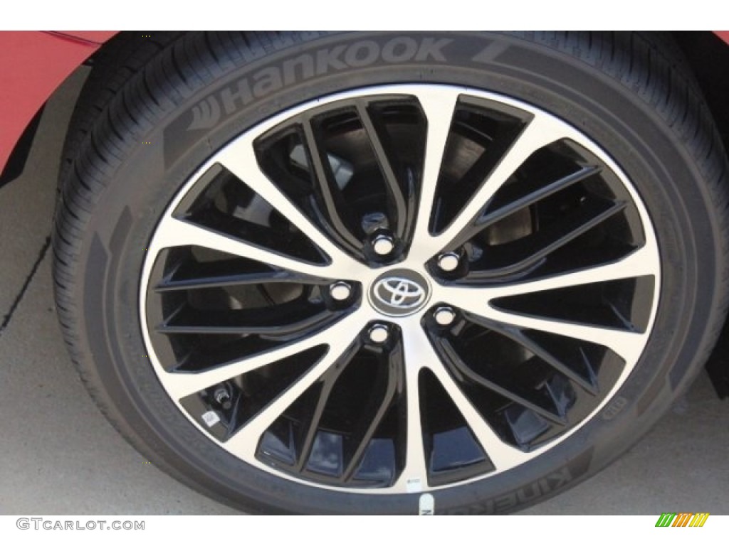 2018 Camry SE - Ruby Flare Pearl / Black photo #9