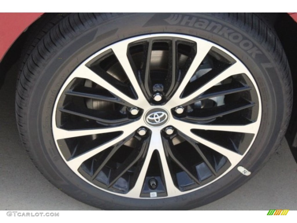 2018 Camry SE - Ruby Flare Pearl / Black photo #10