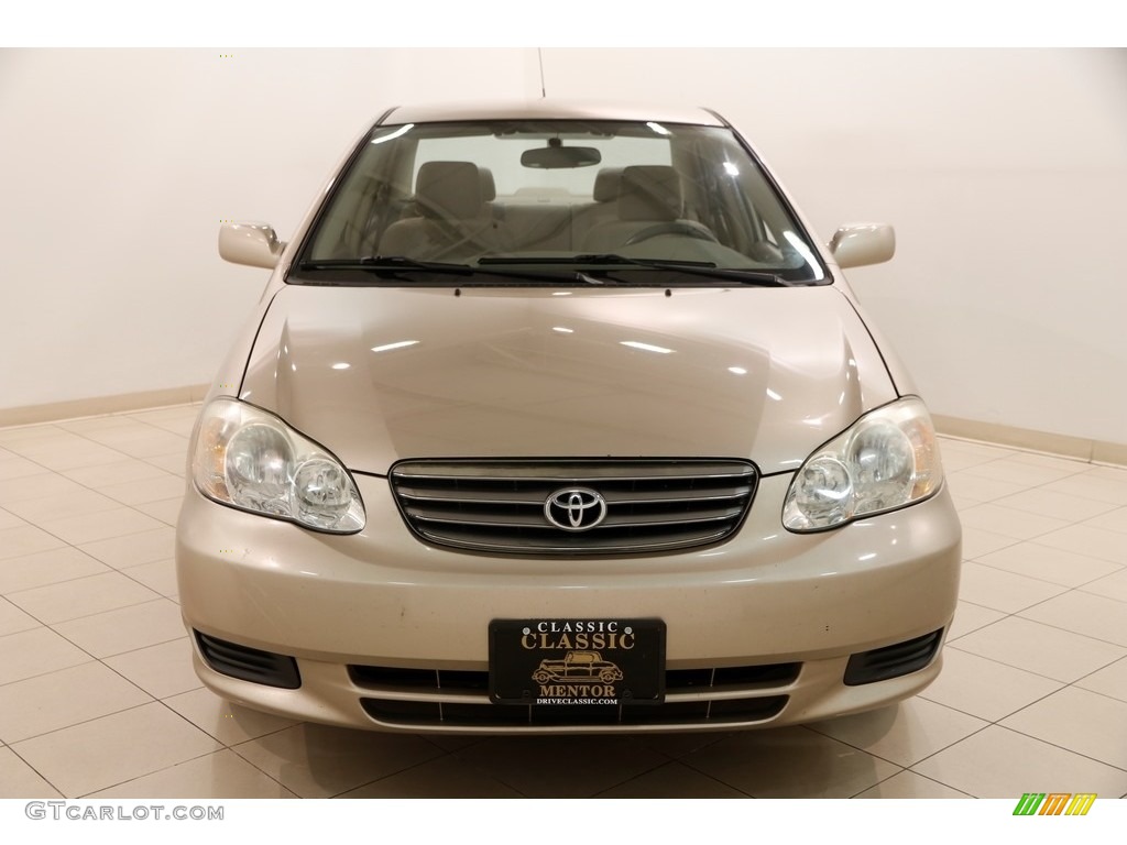 2004 Corolla LE - Desert Sand Mica / Pebble Beige photo #2