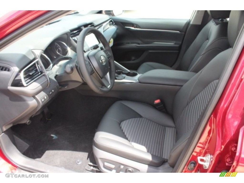 2018 Camry SE - Ruby Flare Pearl / Black photo #14