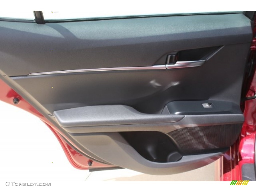 2018 Camry SE - Ruby Flare Pearl / Black photo #22