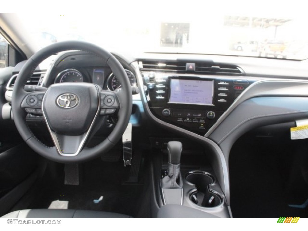 2018 Camry SE - Ruby Flare Pearl / Black photo #24