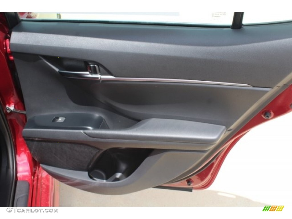 2018 Camry SE - Ruby Flare Pearl / Black photo #27