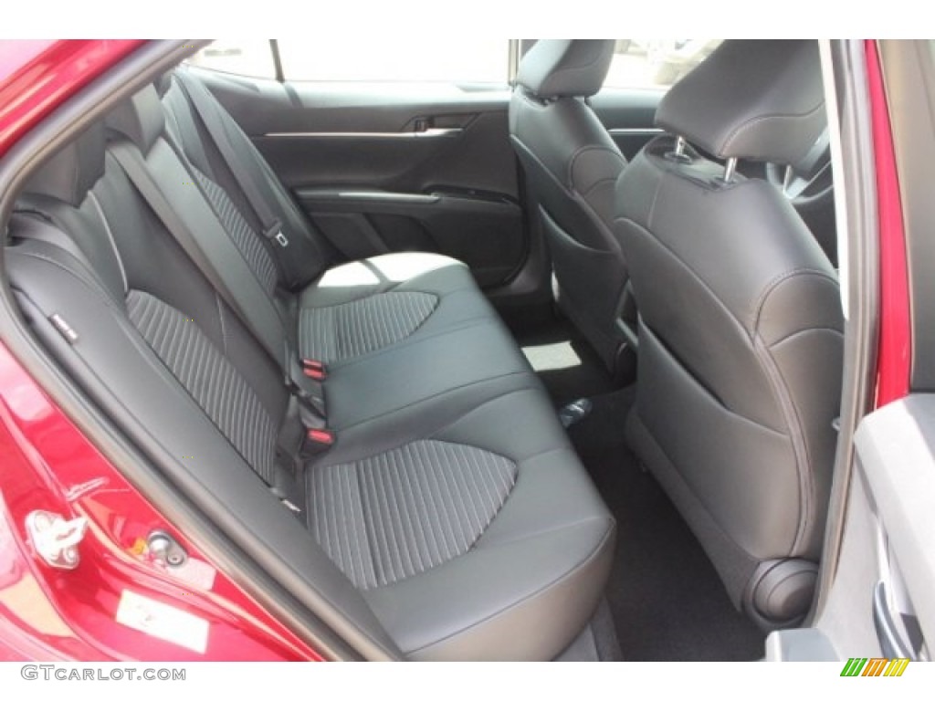 2018 Camry SE - Ruby Flare Pearl / Black photo #28
