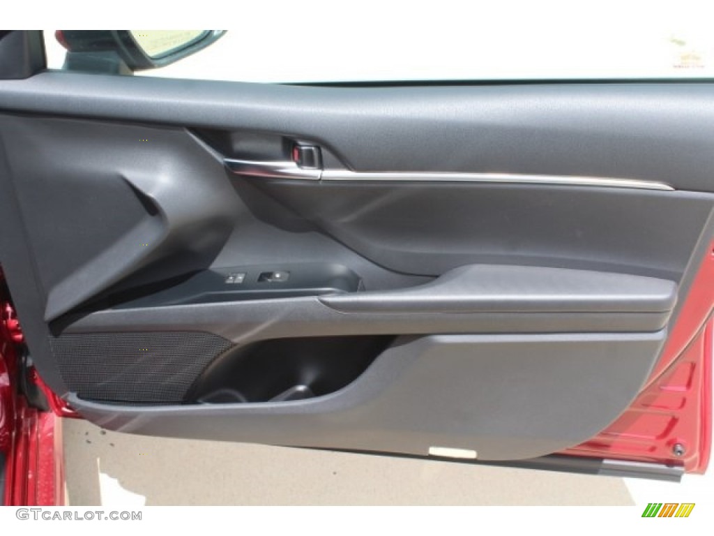 2018 Camry SE - Ruby Flare Pearl / Black photo #29